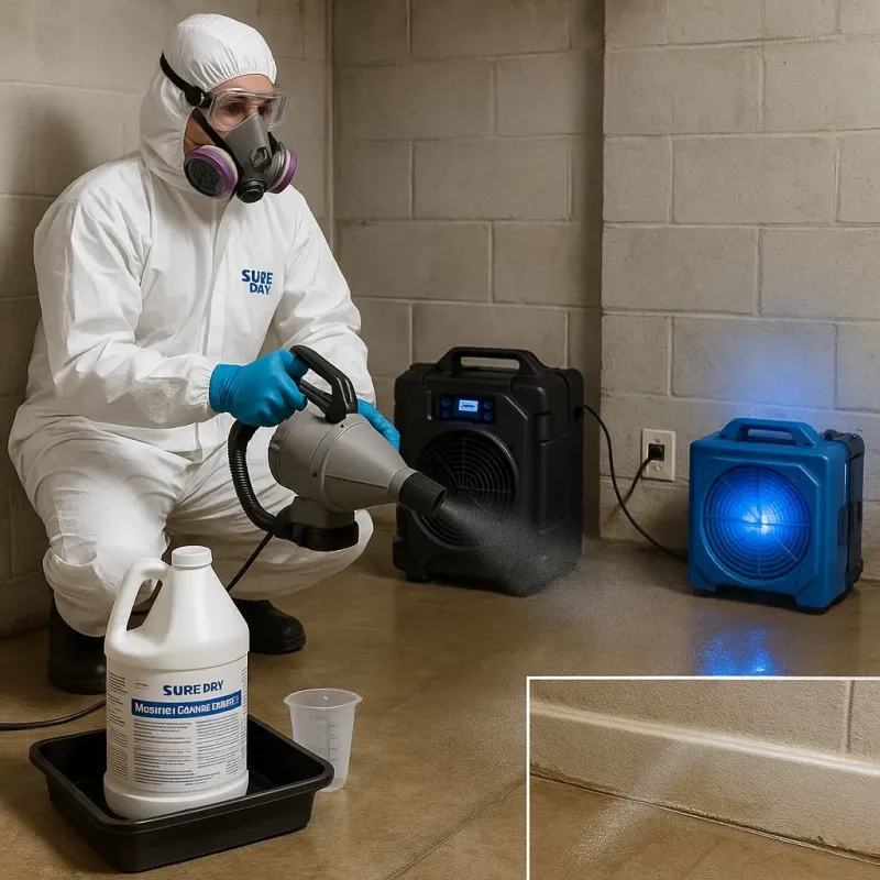 Sanitization and Odor Removal process in Spring Lake Heights, NJ